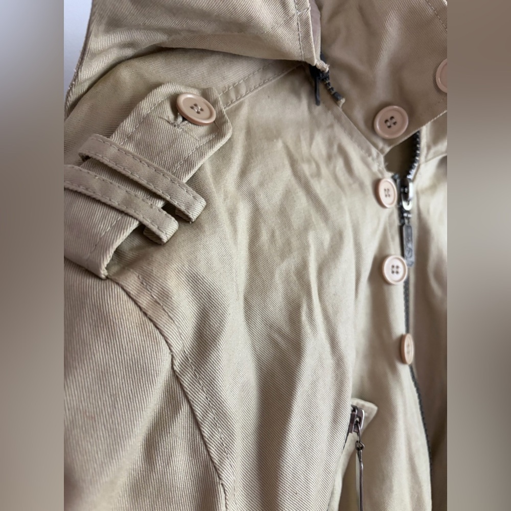 Vintage Ralph Lauren Beige Military Field Jacket with Red Polo Logo and number 3 - Picture 6 of 9